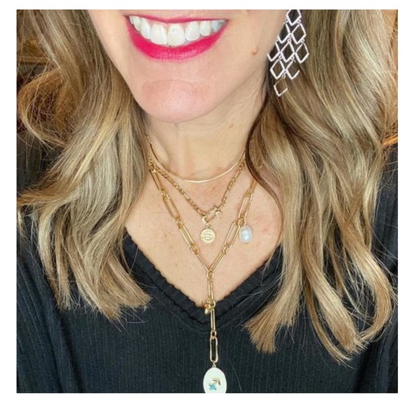 Stella & Dot | Pavé Crystal & Pale Gold Sommerville Delicate Statement E… - Picture 9 of 15